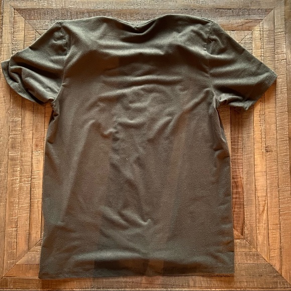 Suede army green shirt - Picture 6 of 6